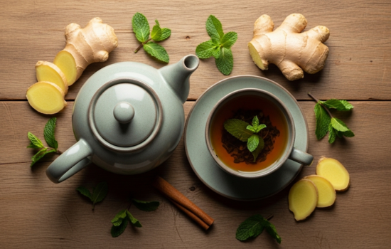 Té de vitalidad: energía suave en una taza